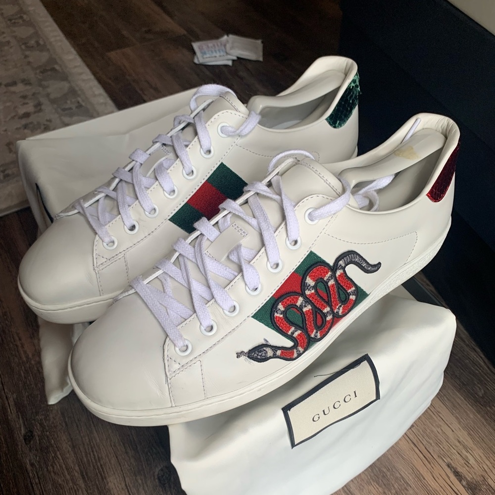 Gently used Gucci sneaker in mens UK 8.5